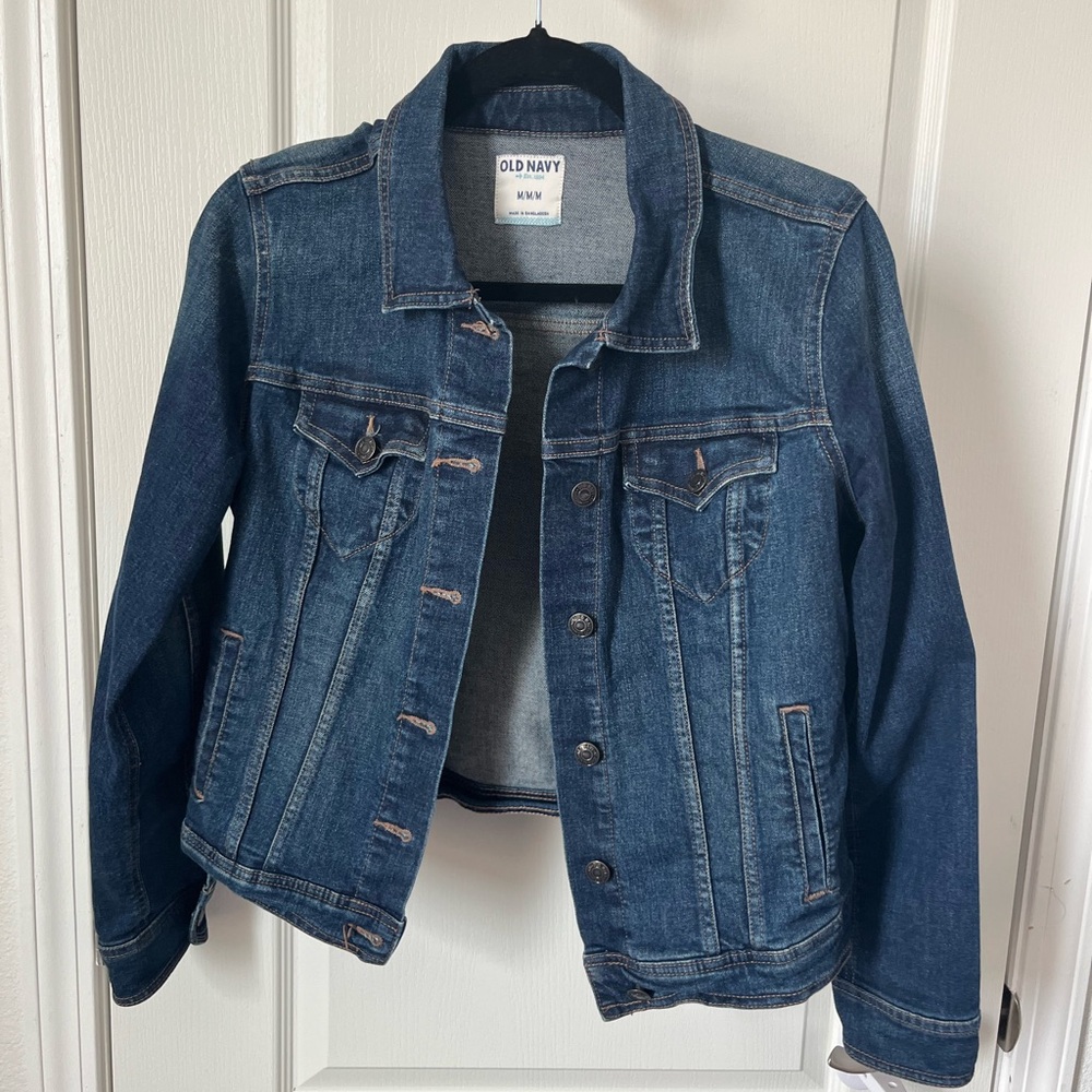 Old Navy Dark Blue Denim Jacket